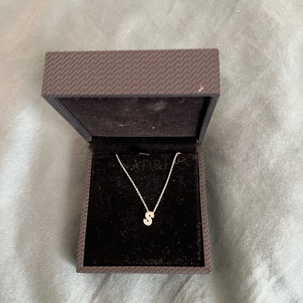 Nadri Letter S Necklace